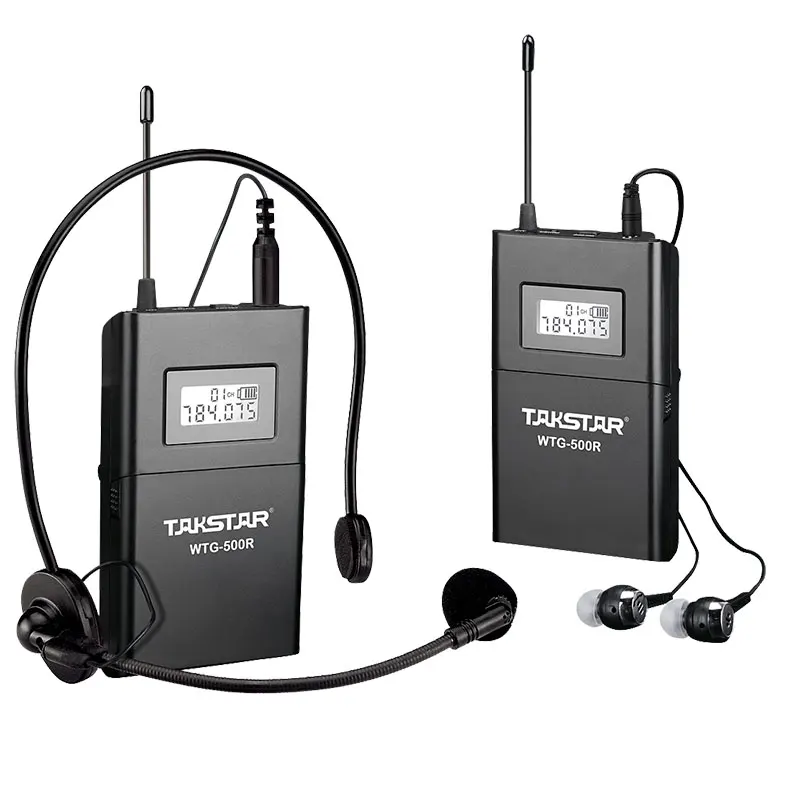 Best 100m operating range 1 Transmitter+10 Receivers 100% Original Brand New Takstar WTG-500 UHF PLL Wireless tour guide system 3 Best 100m operating range 1 Transmitter+10 Receivers 100% Original Brand New Takstar WTG-500 UHF PLL Wireless tour guide system 3