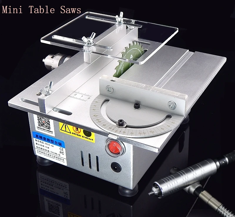 

Table Saw Multifunctional Mini Handmade Woodworking Bench Lathe Electric Polisher Grinder DIY Model Cutting Saw B12 Drill Chuck