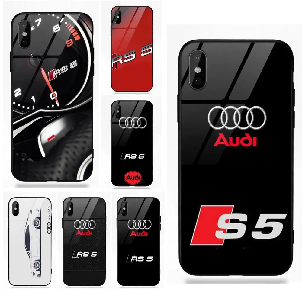 

New Audi Rs5 Logo Racing Sports Car For Apple iPhone 5 5C 5S SE 6 6S 7 8 Plus X XS Max XR