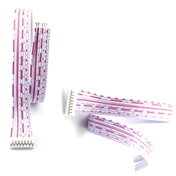 

100Pcs 50cm Single PH2.0 Header AWG26 Red White Wire Cable 5P 6P 7P