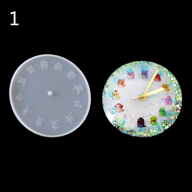 Эпоксидные прозрачные часы Силиконовая смола форма для жидкости кулон литье бусины формы для кристаллов DIY инструмент для изготовления ювелирных изделий ручной работы