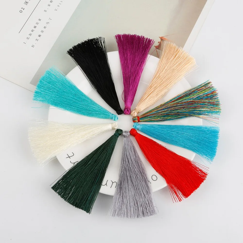 cheap Hot Sale Length 90mm 5pcs bag Rayon Suspension Earring Necklace Ornament Decoration DIY Hand Made Jewelry Accessories