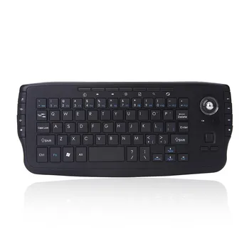 

Wireless Keyboard 2.4G Mini Professional Wireless Keyboard Multi-media Functional Ultra-slim Trackball Air Mouse #T2G