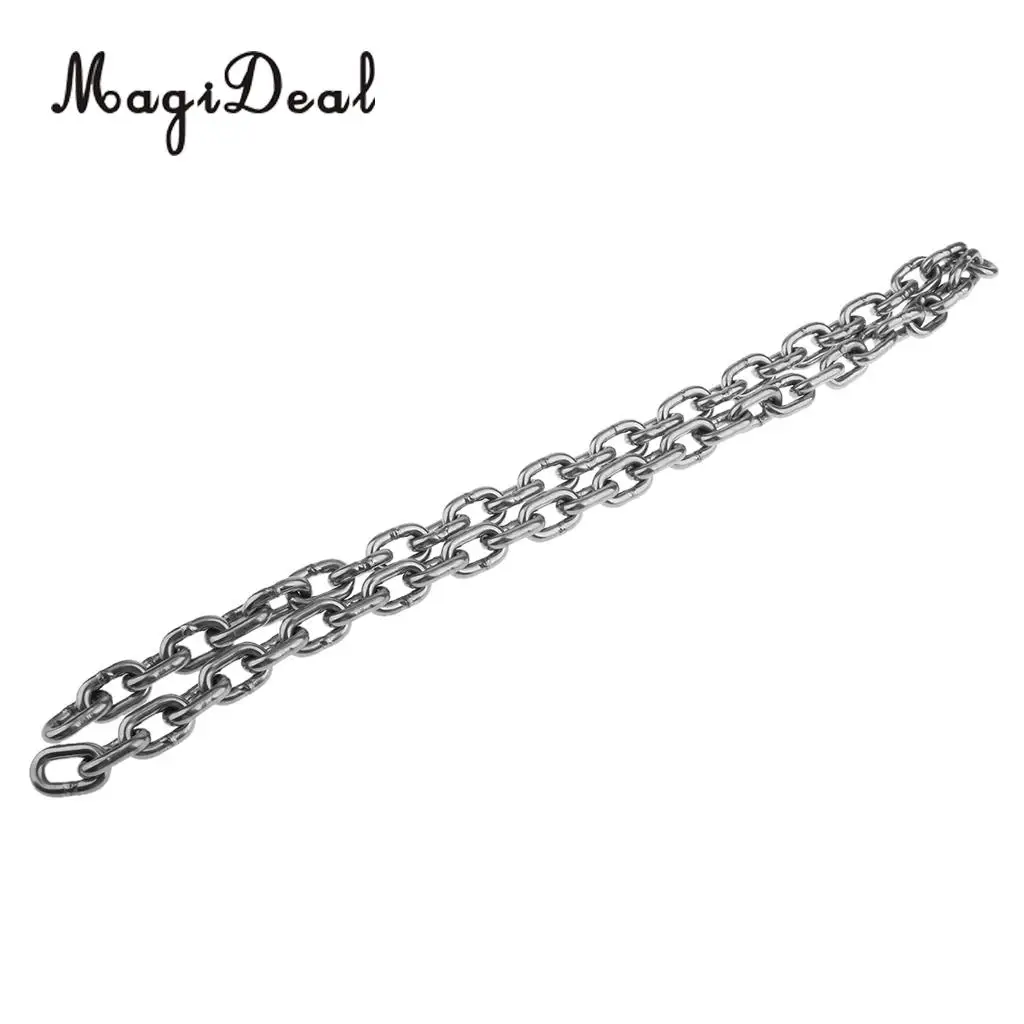 MagiDeal Reliable High Quality Stainless Steel 316 Anchor Chain by 950mm Long for Marine Boats 6MM Kayak Canoe Boating Dinghy