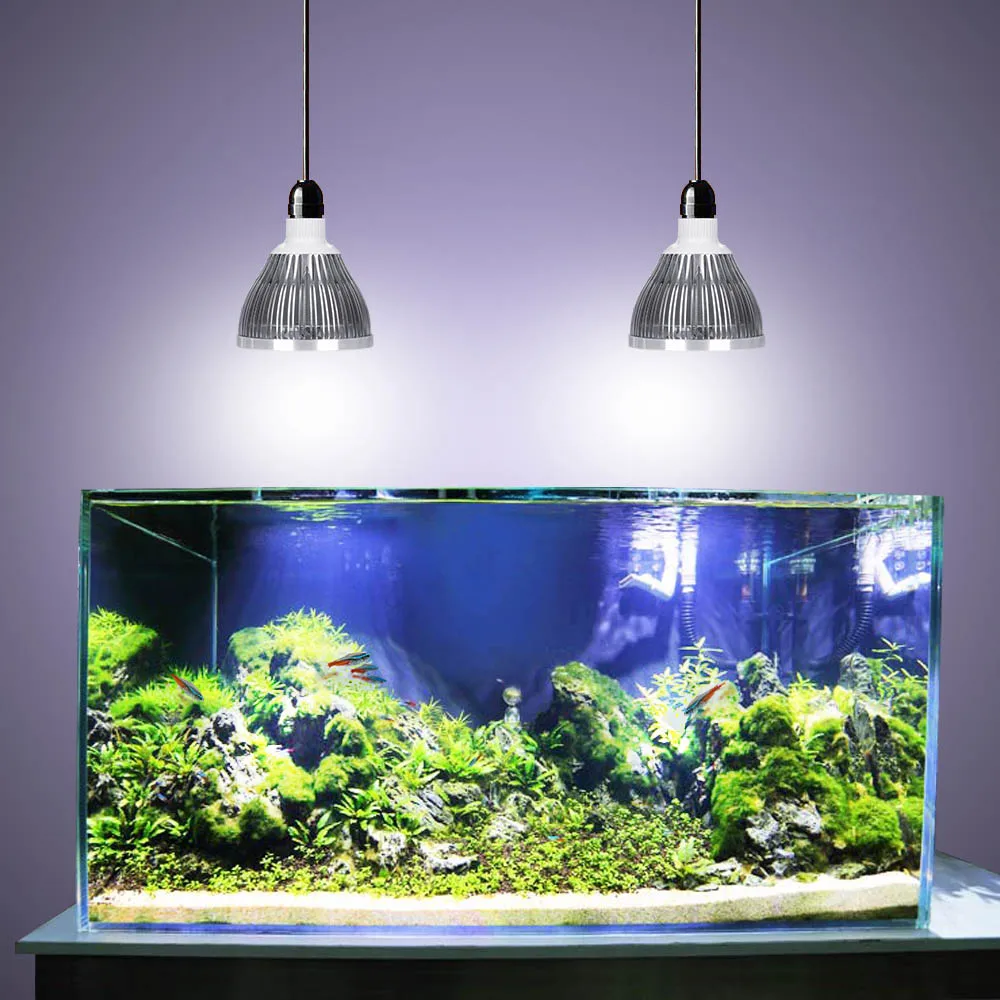 54W 36W Freshwater Saltwater aquarium lighting Marine Reef aquariums Fish tank lights Coral grow Aquatic plants E27 led light (24)