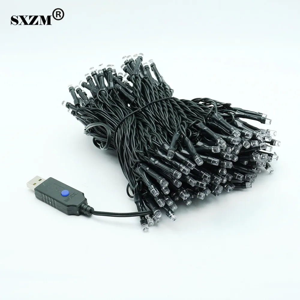 SXZM DC5V 20M 200leds Waterproof USB Powered safe Portable led string