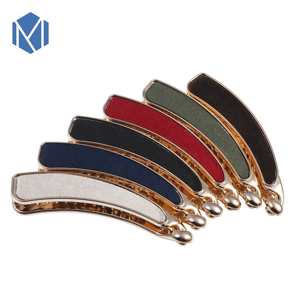 M MISM New Fashion Girls Banana Hair Clips High Quality Solid Hair