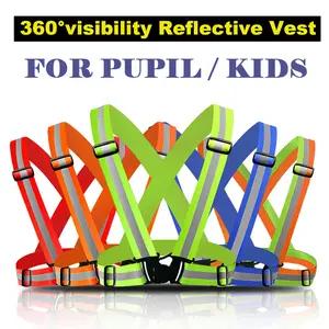 Belt Reflective-Safety-Vest Security Children Waistcoat Running for Kid Pupil Cyclin Belt Reflective-Safety-Vest Security Children Waistcoat Running for Kid Pupil Cyclin