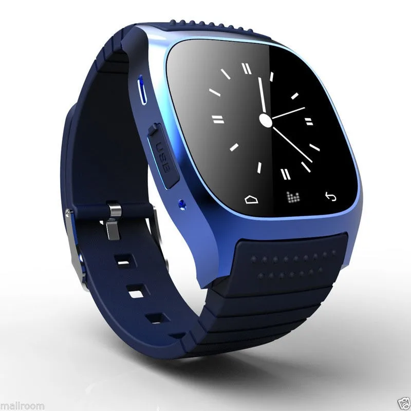 Smartch SmartWatchs Bluetooth Smart Watch M26 with LED Display  Dial  Alarm Pedometer for Android IOS HTC Mobile Phone (4)