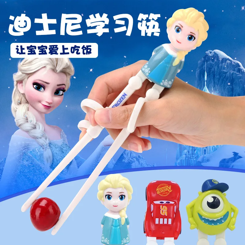 

Disney Chopsticks Cartoon Children Chopsticks Classic Princess Series Children 3D Learning And Training For Eating Chopsticks