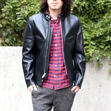 Брендовое классическое кожаное пальто с подковским воротником, мужские куртки из натуральной кожи, высокое качество, распродажа