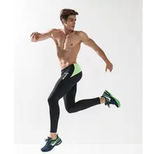 Колготки спортивные мужские сексуальные леггинсы спортивная одежда длинные брюки фитнес компрессионные Лоскутные Леггинсы эластичные быстросохнущие с низкой талией