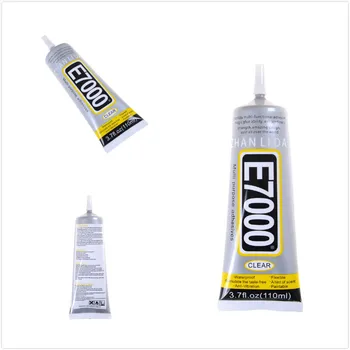 

110ml E7000 Epoxy Resin Glue Transparent Mirror Jewelery Repair Glue Gun Cell Phone LCD Touch Screen Glue Glass