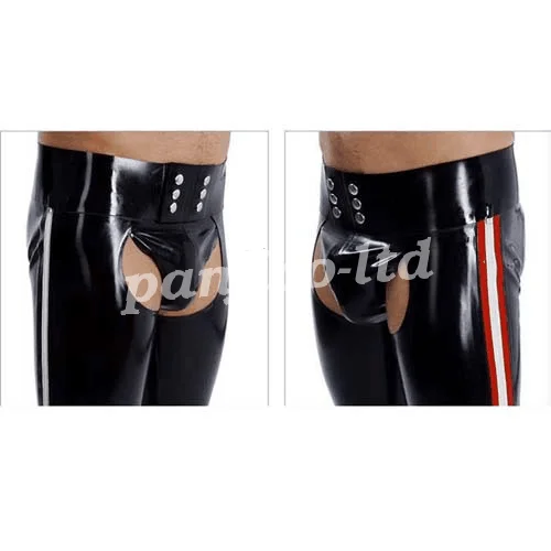 

Latex rubber men's trousers Masquerade pants