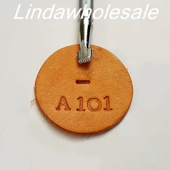 

Leather carving printing tool A101,leather tools,Circle string pattern