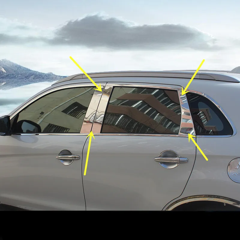 FOR 2008-2012 FORD ESCAPE CHROME STAINLESS STEEL WINDOW SILL SILLS 2009 2010 NEW