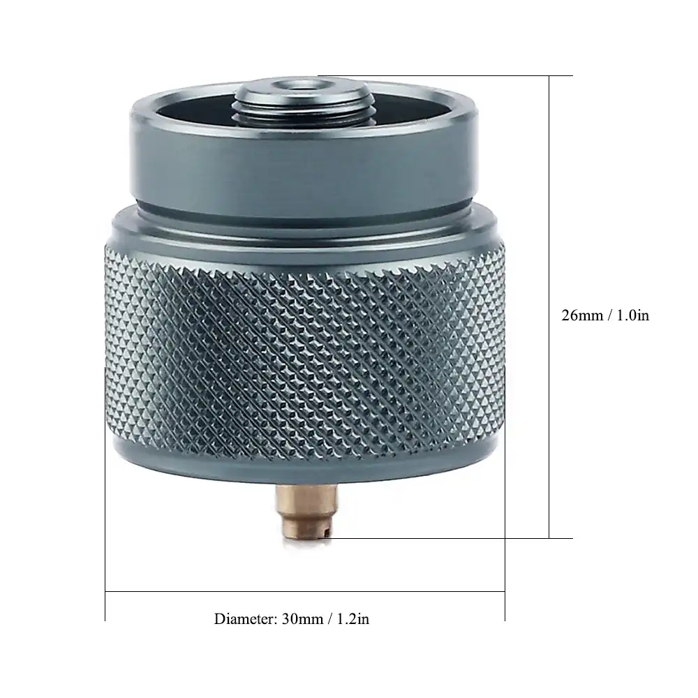 Outdoor Camping Gas Tank Valv-e Adapter Refillable Stove Cylinder Connector Tool hudiemm0B Gas Tank Adapter