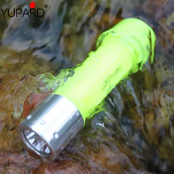 

YUPARD Q5 LED 3 Mode 18650/AAA battery Diving diver Waterproof Underwater Lamp Torch Flashlight +2*1800mAh 18650 Battery+Charger