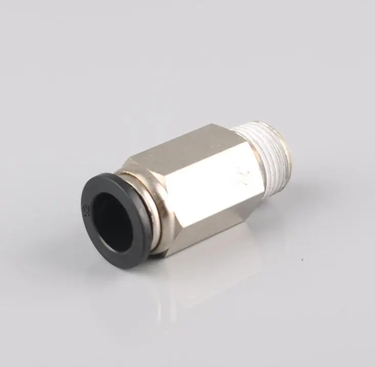 OD 4 6 8 10 12 мм нитки 1/8 "1/4" 3/8 "1/2 PCVC обратный клапан пневматические Air One Way обратный клапаны латунь нитки Push в фитинг