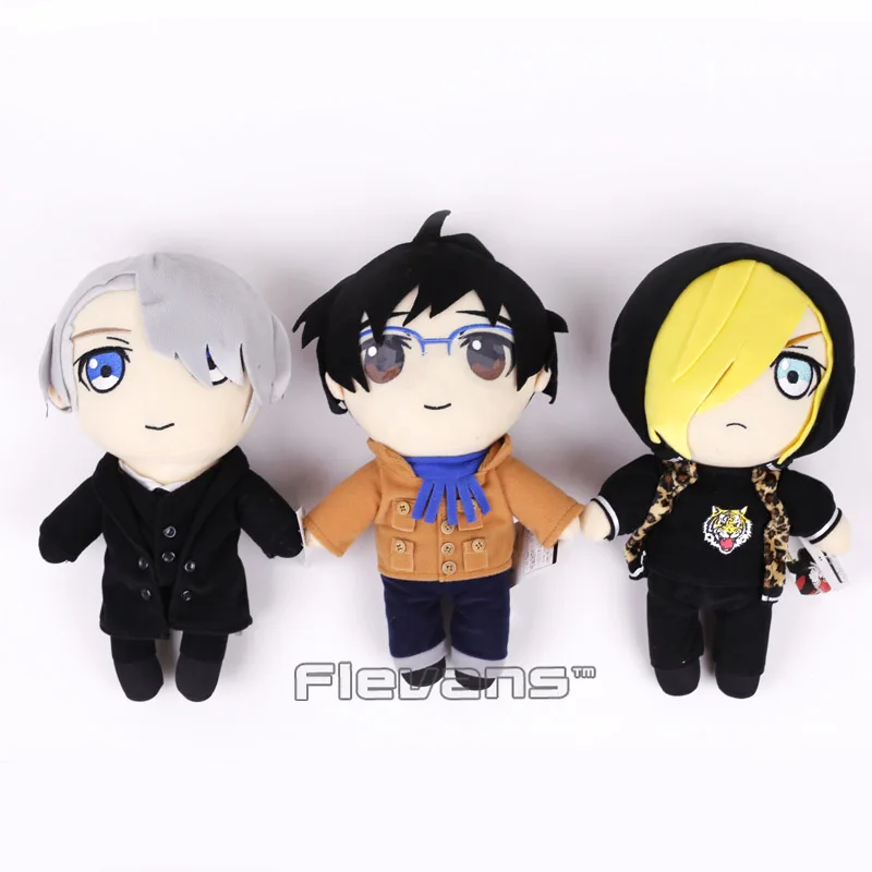

Anime Yuri on ice Katsuki Yuuri / Pulisetty / Victor Nikiforov Plush Toys Soft Stuffed Dolls 12inch 30cm