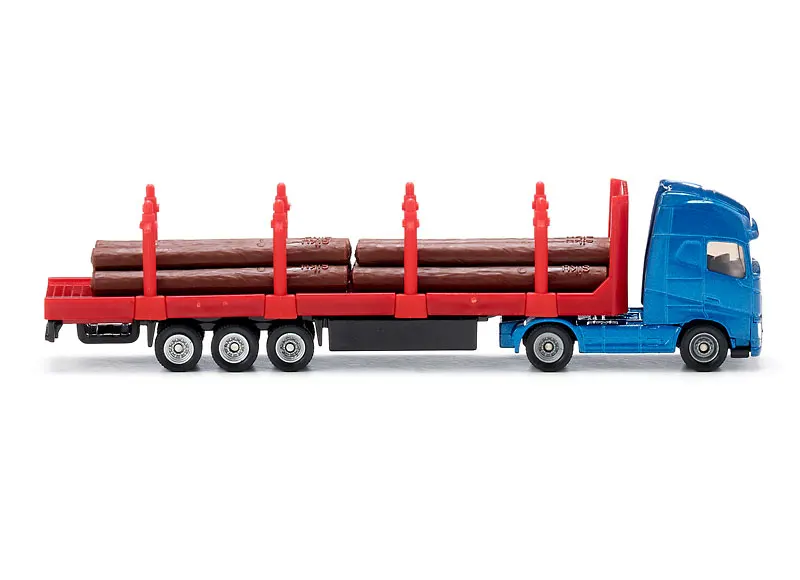 SIKU 1659/литая под давлением металлическая модель/1: 87 масштаб/грузовик для перевозки древесины/обучающая Игрушечная машина/для детского подарка для коллекции/маленький