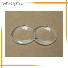 2шт 42 диаметр K9 оптическое стекло фокусное расстояние 65 мм двойная выпуклая линза 3D стекло es DIY коробка