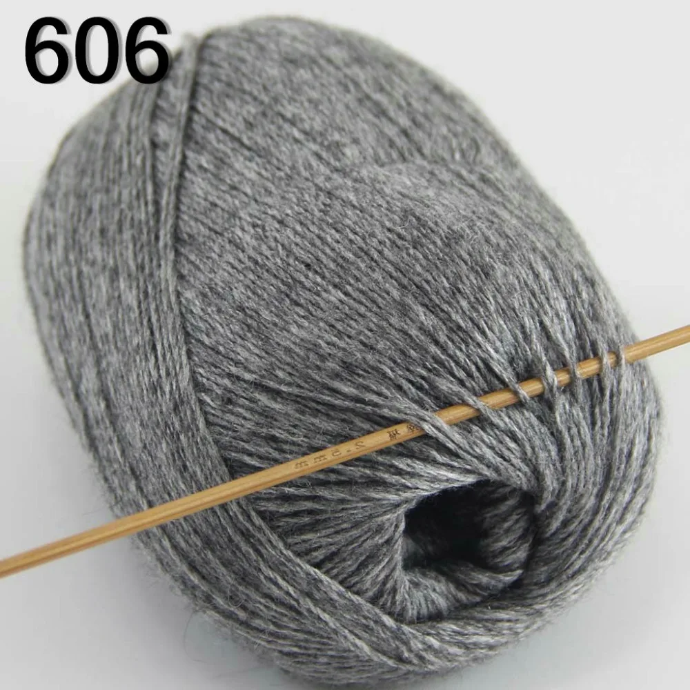 High quality 100 pure cashmere luxury warm soft hand knitting yarn
