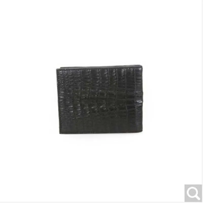 

River Thai native alligator leather wallet male and female general short bi wallet caiman caudal fin skin crocodile skin wallet