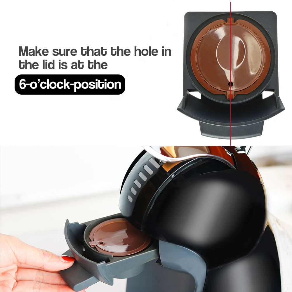 ICafilas Dolce Gusto многоразового пользования Crema Кофе капсулы капучино фильтры Совместимость с Nescafe Dolci густо машина