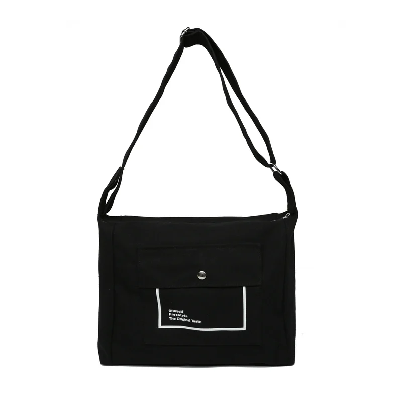 

Women Handbags Canvas Shoulder Bags Girls Casual Messenger Bags Large Capacity Portable Student Crossbody Bag Shopping Bag