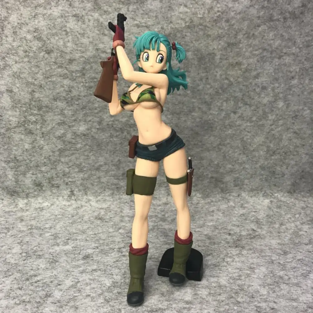 Аниме Dragon Ball Z Фигурное бикини Bulma сексуальная коллекция Фигурки ПВХ игрушки для детей креативный подарок 18 см
