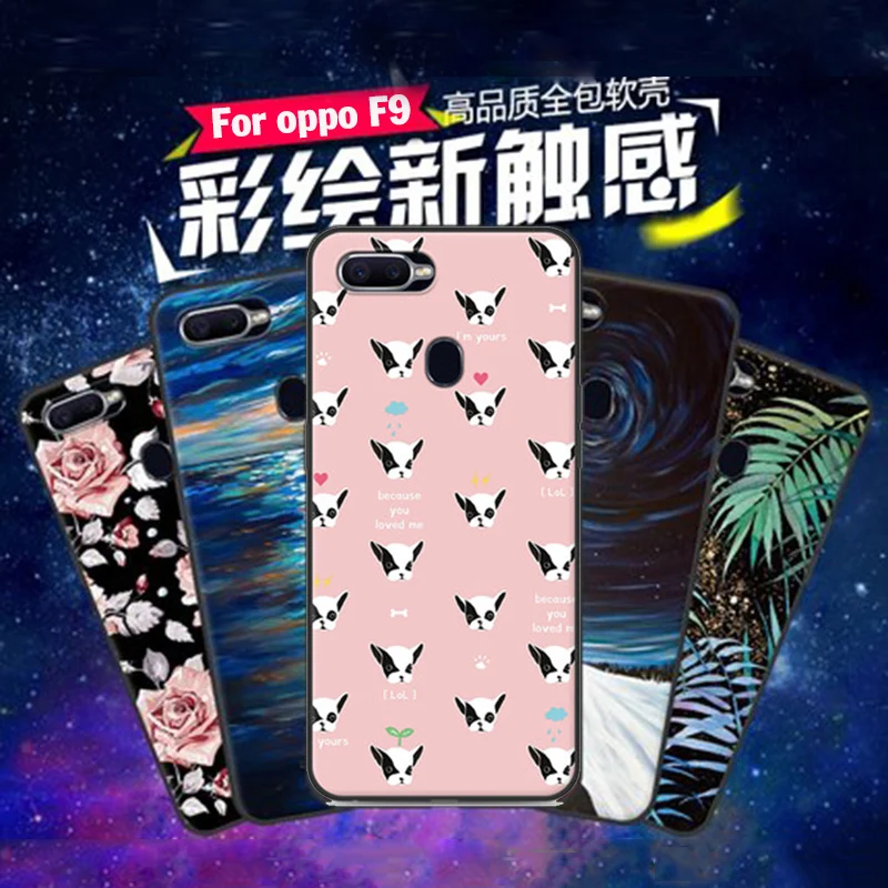Чехол для OPPO F9 6 3 дюйма милый мультяшный Мягкий силиконовый чехол F 9