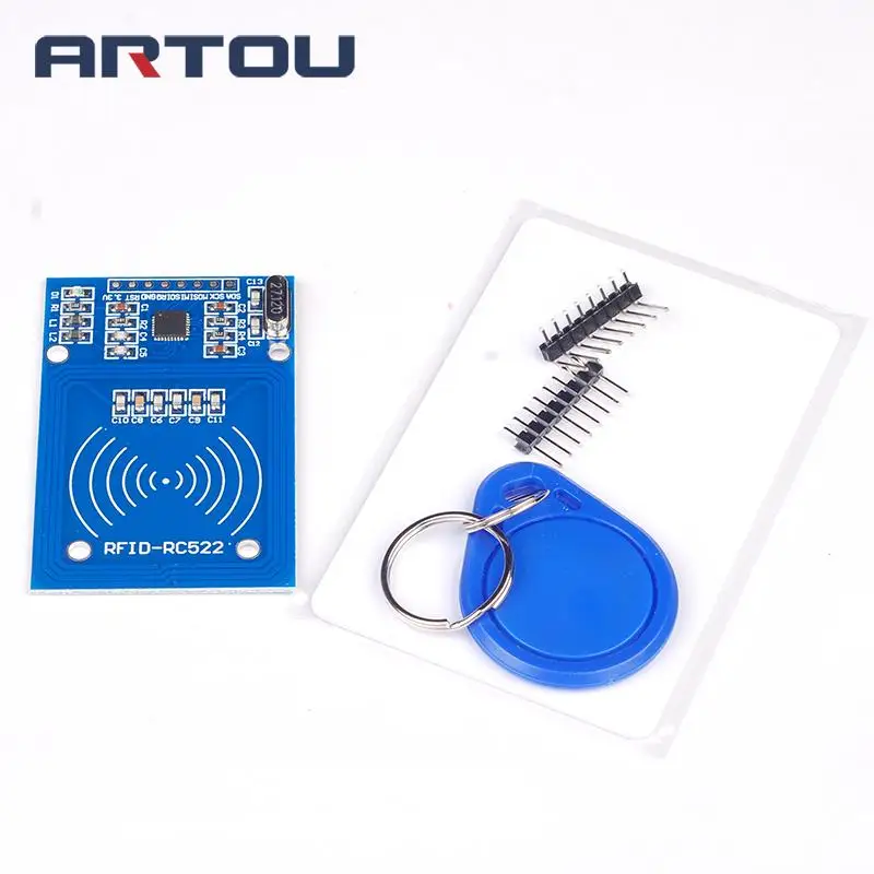 MFRC-522 RC-522 RC522 13,56 МГц RFID модуль для arduino Kit SPI писатель распознаватель смарт-карты с IC картой с программным обеспечением UNO