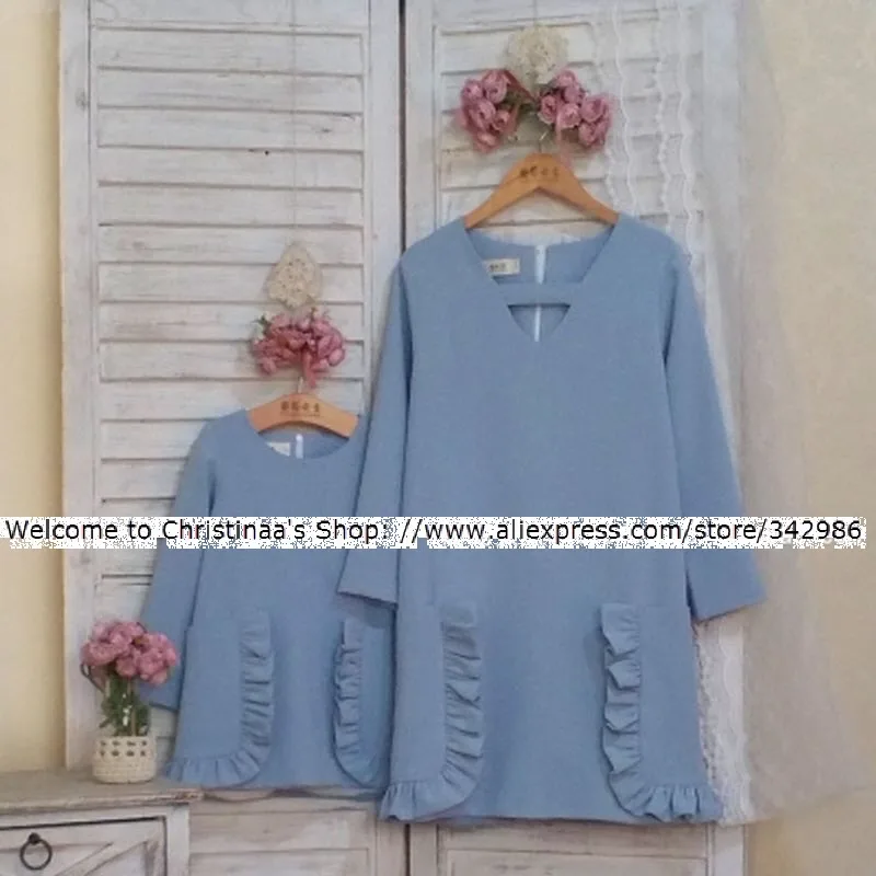

autumn dress mother daughter dress girls girl baby girl princess kids maternity plus size dresses little girl children toddler