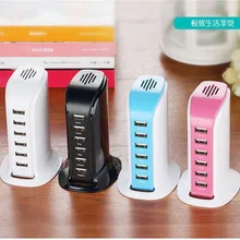 6 портов USB зарядное устройство для iPhone x 8 5S 6 6 S 7 Plus Быстрая зарядка несколько настенных зарядных адаптеров для samsung Galaxy s6 Edge EU/US