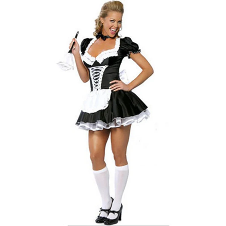 Sexy Mini Maid Dress (1)