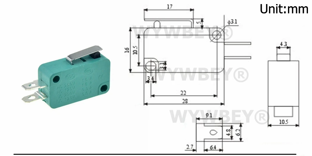 Limit Switch Pinout