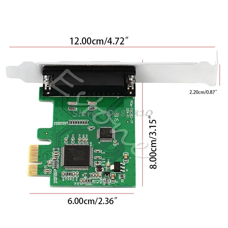 Параллельный порт DB25 25Pin принтер LPT к PCI-E Express Card конвертер адаптер Прямая поставка