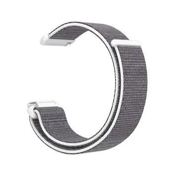 

OOTDTY Woven Nylon Strap Breathable Adjustable Closure Loop Watch Band Replacement For Versa Smart Watch Band Strap