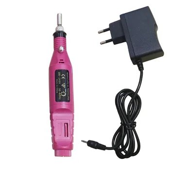 

Mini 1set High Grade Professional Electric Manicure Machine Pen Pedicure Nail File Nail Tools 6 bits Drill Nail Drill Machine