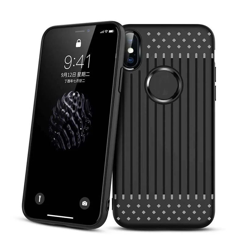 

Luxury matte soft Tpu phone case for iphone 7 8 plus X XS MAX XR Simple Solid Color Cases Candy Color Back Cover Coque Capa