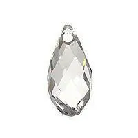 

30pcs/lot 6*12mm factory direct water drop crystal bead,crystal pendant fashion DIY loose beads, European bracelets 103