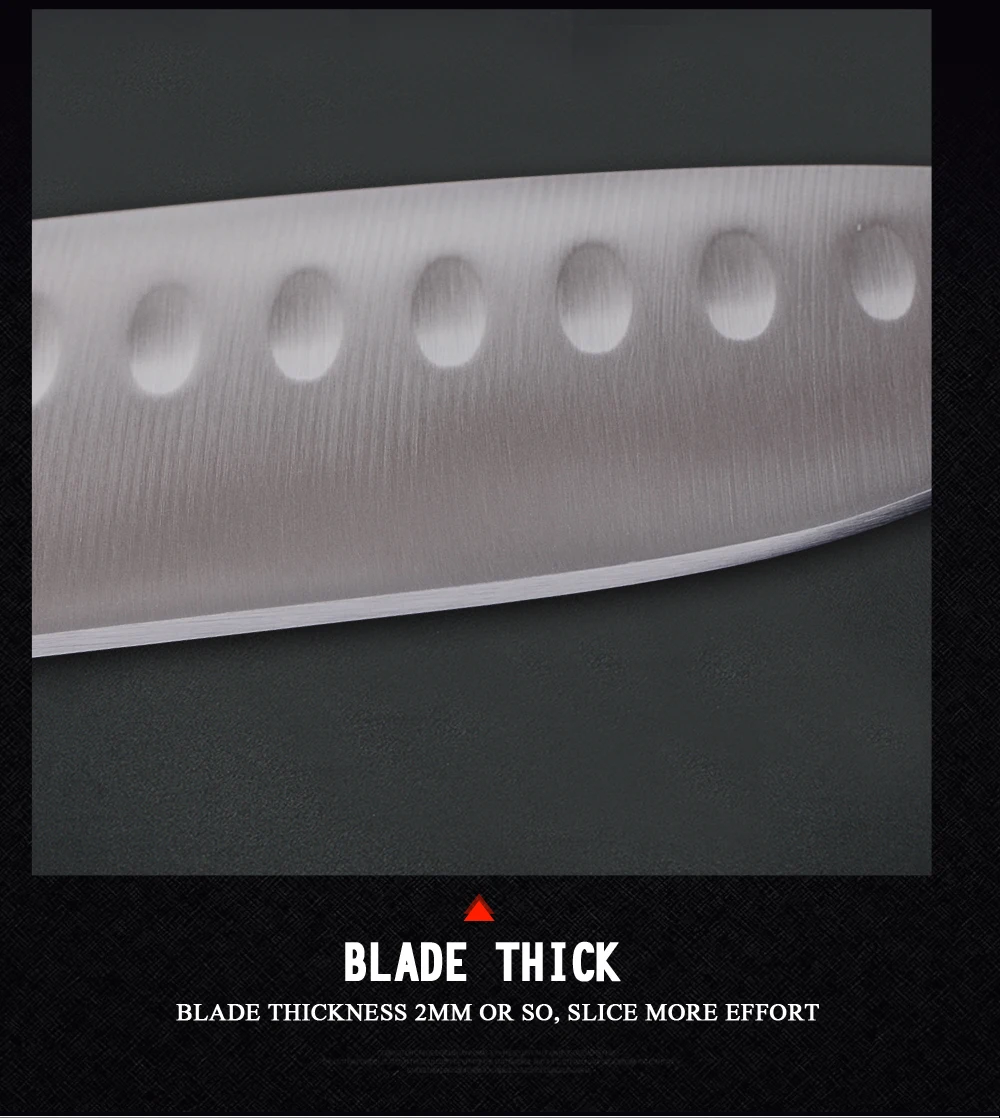 XYj набор кухонных ножей из немецкой стали высокого масштаба 7cr17mov ультра острое лезвие, поварской нож 58 HRC кухонный нож, хорошие инструменты