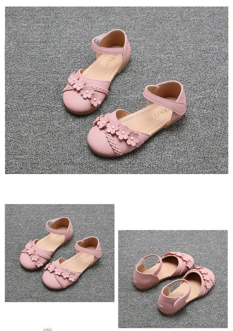 Children's Shoes New Sandals Super soft and comfortable Princess Shoes Girls Hollow flower Shoes Summer amorous feelings