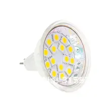 15Led MR16 5050 5060 прожектор SMD Светодиодные лампы 12V 24V белый/теплый белый/розовый/фиолетовый лампы 20 шт./лот