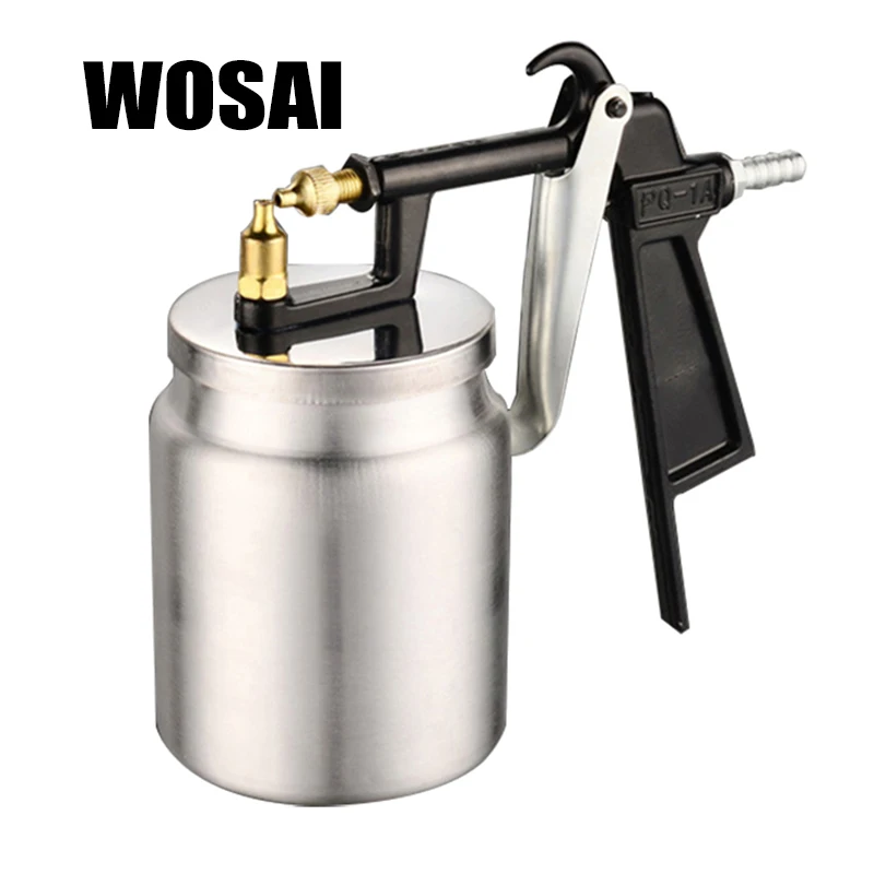 

WOSAI 500ML Pneumatic Spray Gun Professional Airbrush Sprayer Alloy Painting Atomizer Tools With Hopper For Painting Cars PQ-1