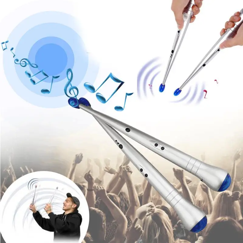 Amusing Durable 1 Pair Electronic Rod Musical Instruments Bands