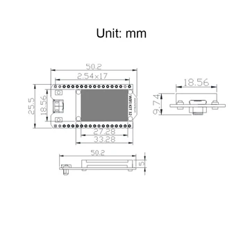 

ESP32 Chip WIFI Bluetooth Development Board OLED IOT Kit Module DU55