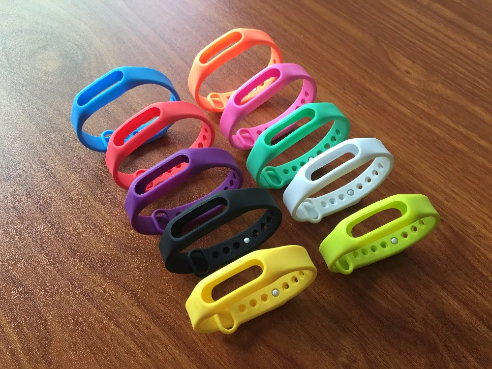Силиконовый ремешок для умного браслета Xiaomi Miband 1 1S mi band аксессуары Сменный