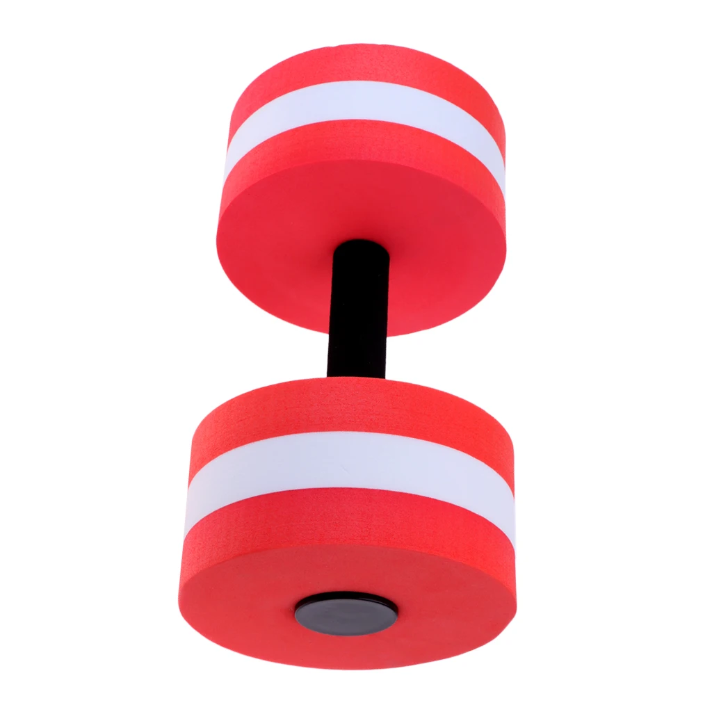 1 Piece EVA Foam Water Aerobics Aquatic Dumbbell EVA Foam Barbell Pool Workout Exercise Tool Swimming Pool Spa Fitness Equipment